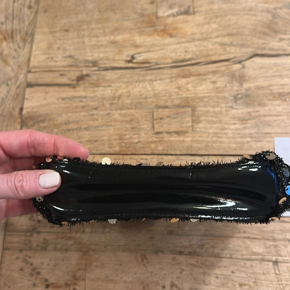 NWT | Stephanie Johnson | Beaded Sequin make up bag - Picture 4 of 9